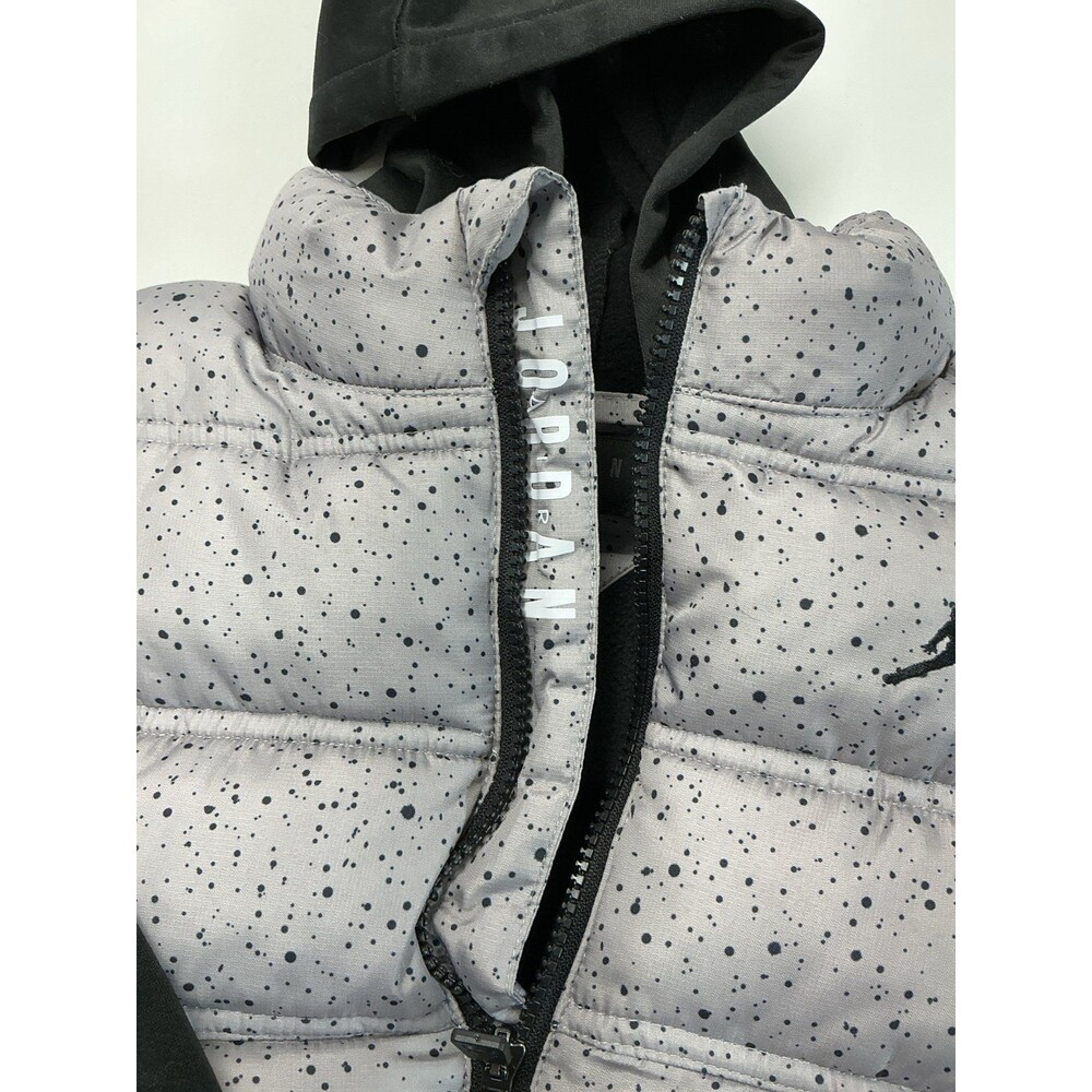 Kids Jordan Puffer Vest with Hooded Jacket - Picture 4 of 5